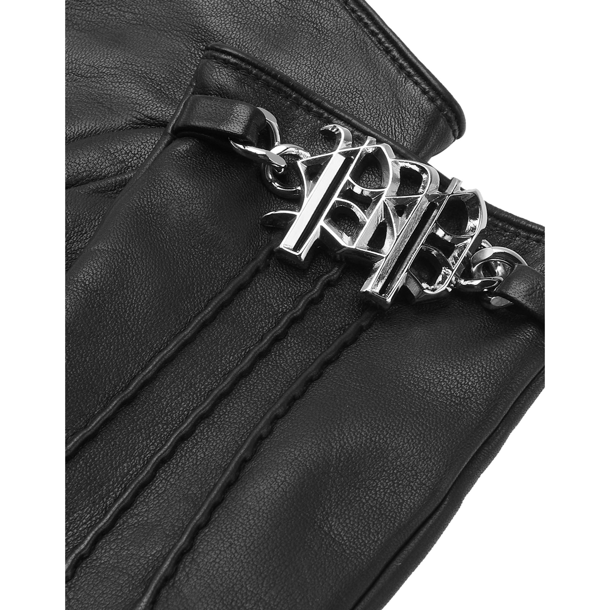 PHILIPP PLEIN Guantes intermedios GOTHIC PLEIN