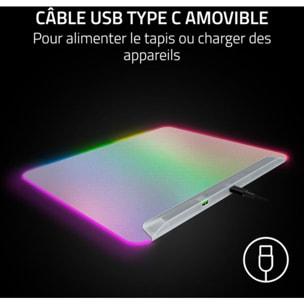 Tapis de souris RAZER FIREFLY V2 PRO PHANTOM WHITE ED