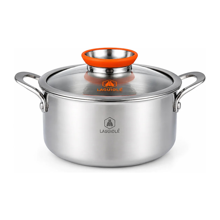 Marmite inox triplex 24 cm