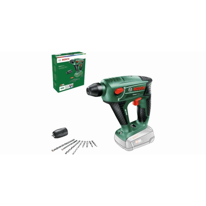 Taladro percutor inalámbrico BOSCH Uneo Maxx - sin batería ni cargador - 060395230C