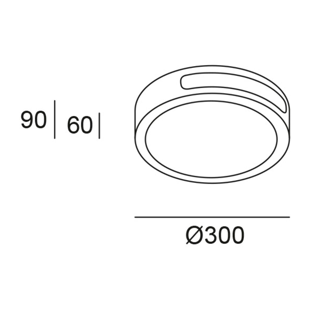 Forlight Plafón LED LU 11.2W Blanco Neutro - 4000K Madera Clara para Interior de Techo en Dormitorio, Comedor, Salón