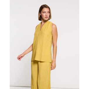 Blusa Tirantes Mostaza - Samira