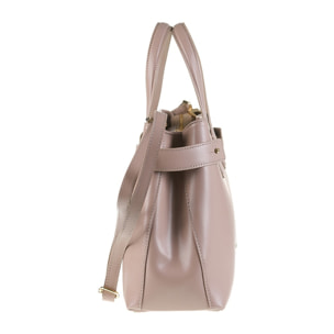 Borsa a mano da donna Made in Italy - Modello Emberly Nova - 100% pelle - 35.0 x 25.5 x 14.0 cm