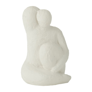 J-Line décoration Figurine Moderne Venus - ciment - blanc - large