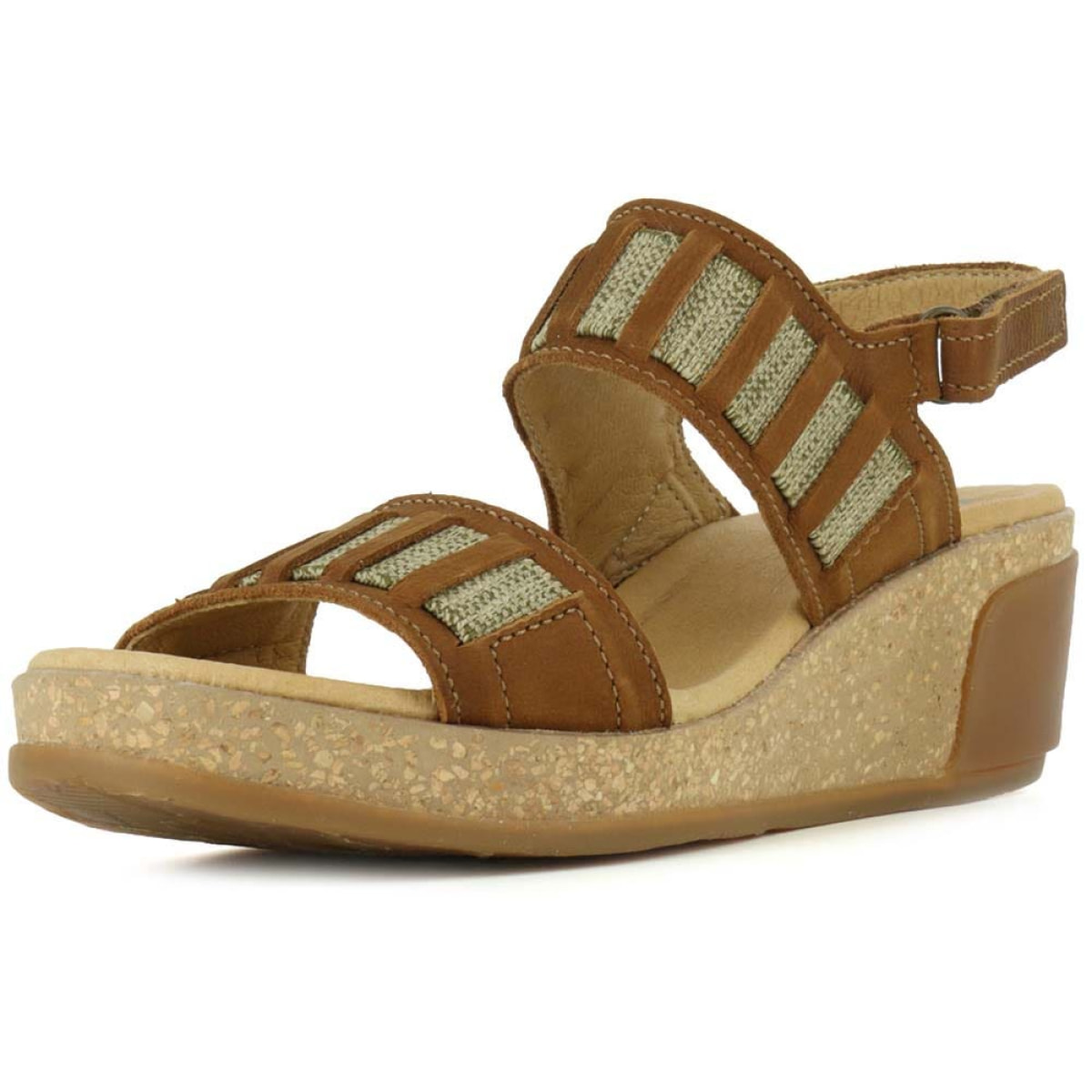 Sandalias N5006 PLEASANT WOOD/ LEAVES color Wood