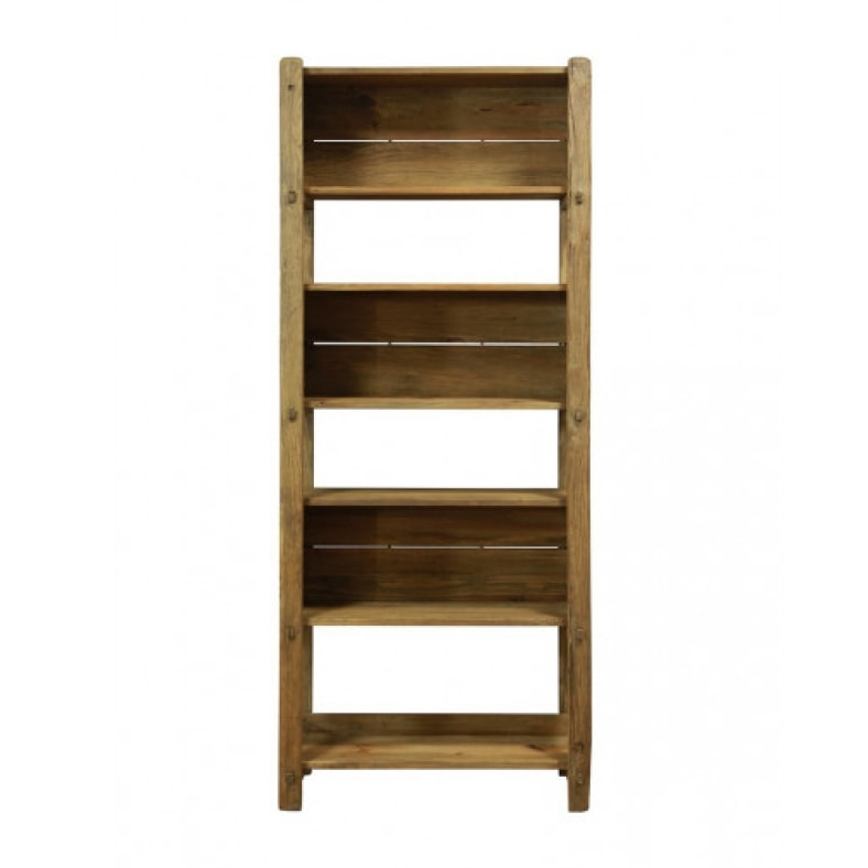 Étagère avec 4 niches en bois de pin recyclé H. 200cm - ORIGIN