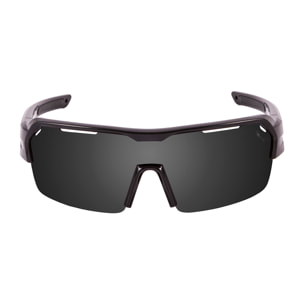 Gafas de deportes acuáticos OCEAN RACE - Negro mate / Ahumada y plaquetas y puntas negras