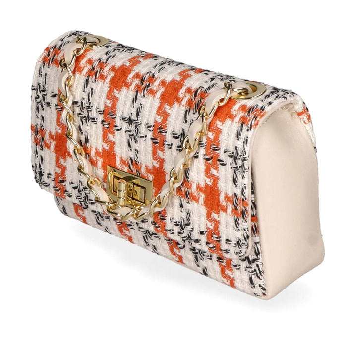 Borsa a spalla da donna - Modello Aurélie - Cotone - 19.5 x 12.0 x 8.5 cm