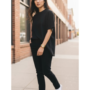 Brazalete ancho latón plata chapado 10µ y cristales diseño Gloria Mago