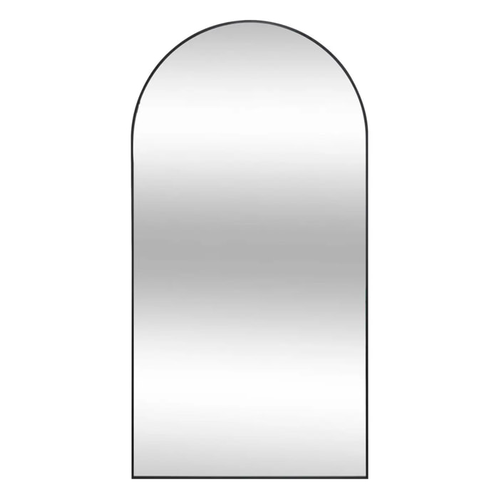 Miroir arche "Alice" noir 177x91cm