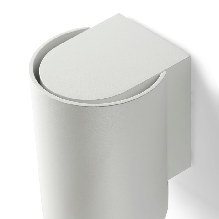 KOV 1L Lampada da parete rotondo bianca 2700K 34°