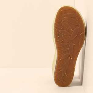 Sandalia de cuña N5850 SOFT NAPPA LIME / PICUAL color Lime