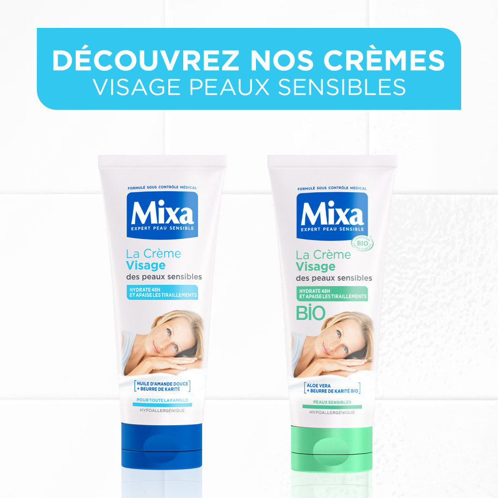 Mixa La Crème Visage des Peaux Sensibles 100ml