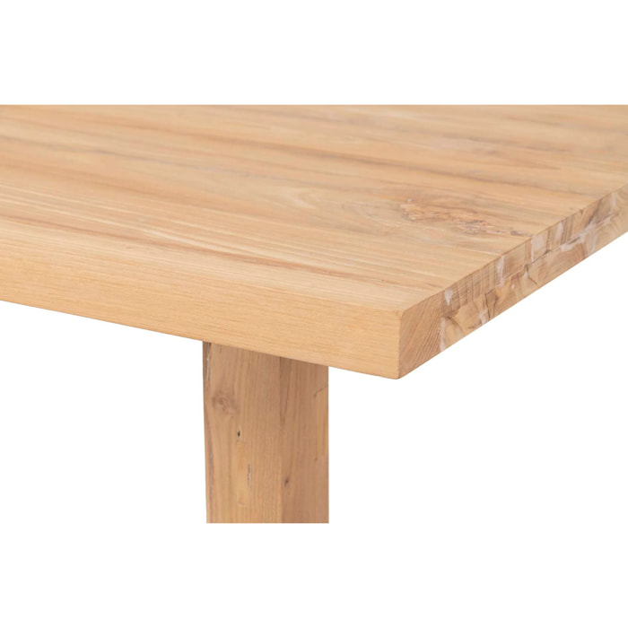 Mesa Comedor Madera Natural 200x120x75 Cm