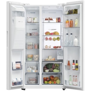 Réfrigérateur Américain HAIER HSW79F18DIGW
