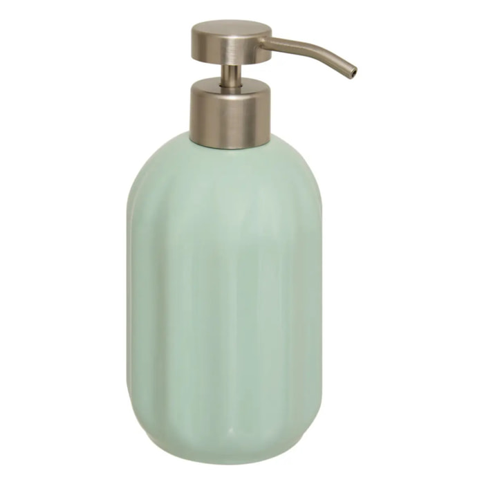Distributeur de savon Colorama en céramique 450ml vert céladon