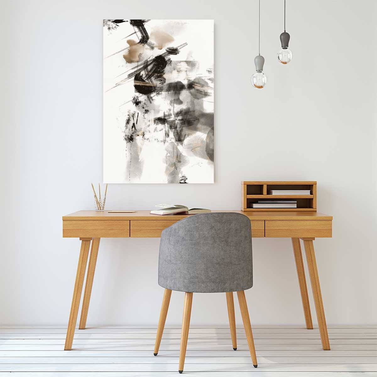 Tableau abstraite Chaos sauvage Tableau plexiglas