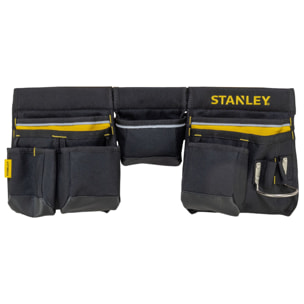 Ceinture porte-outils en Toile 600 x 600 deniers - Nombreuses Poches - Renforcée avec Rivets en métal
