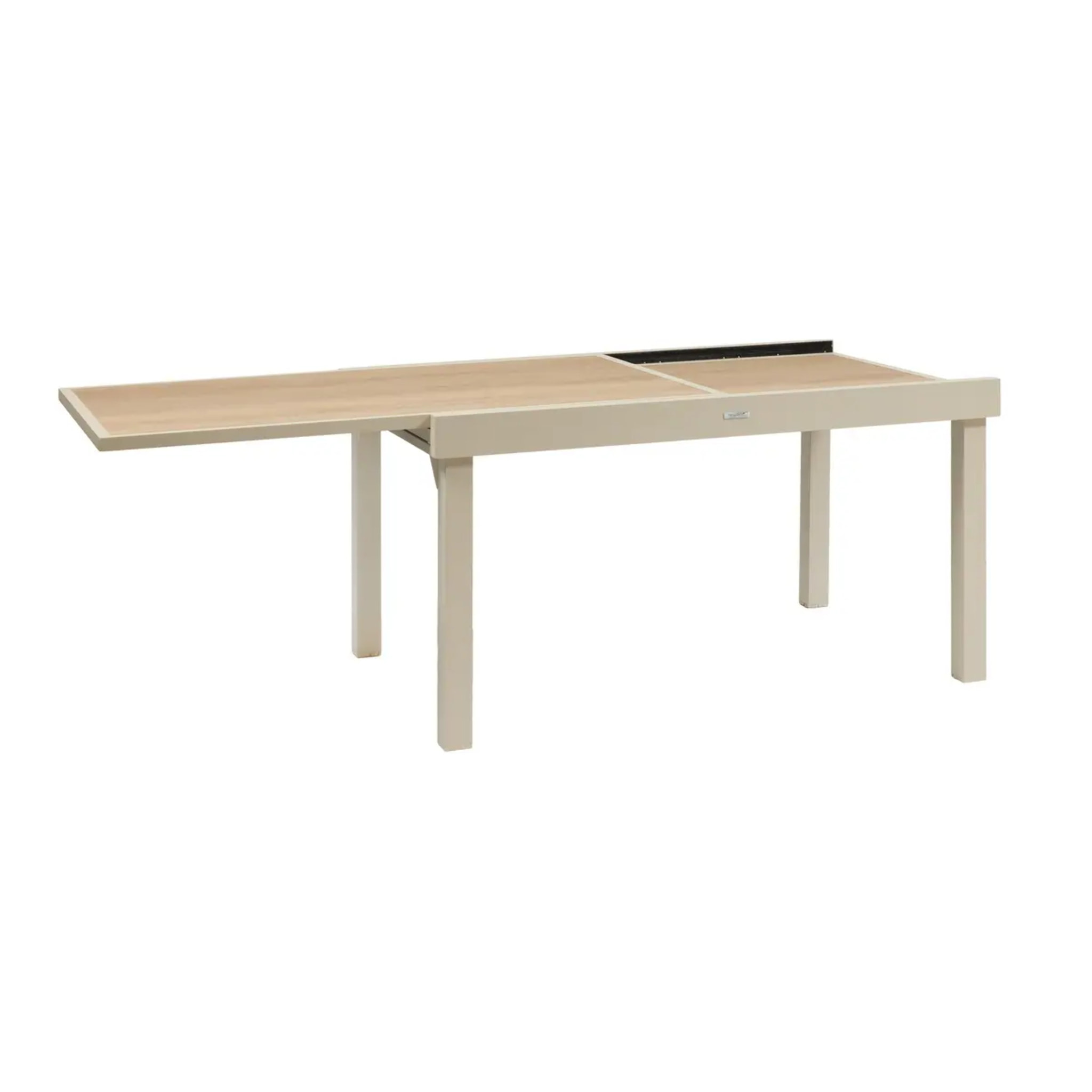 Table de jardin 10 places Piazza extensible argile