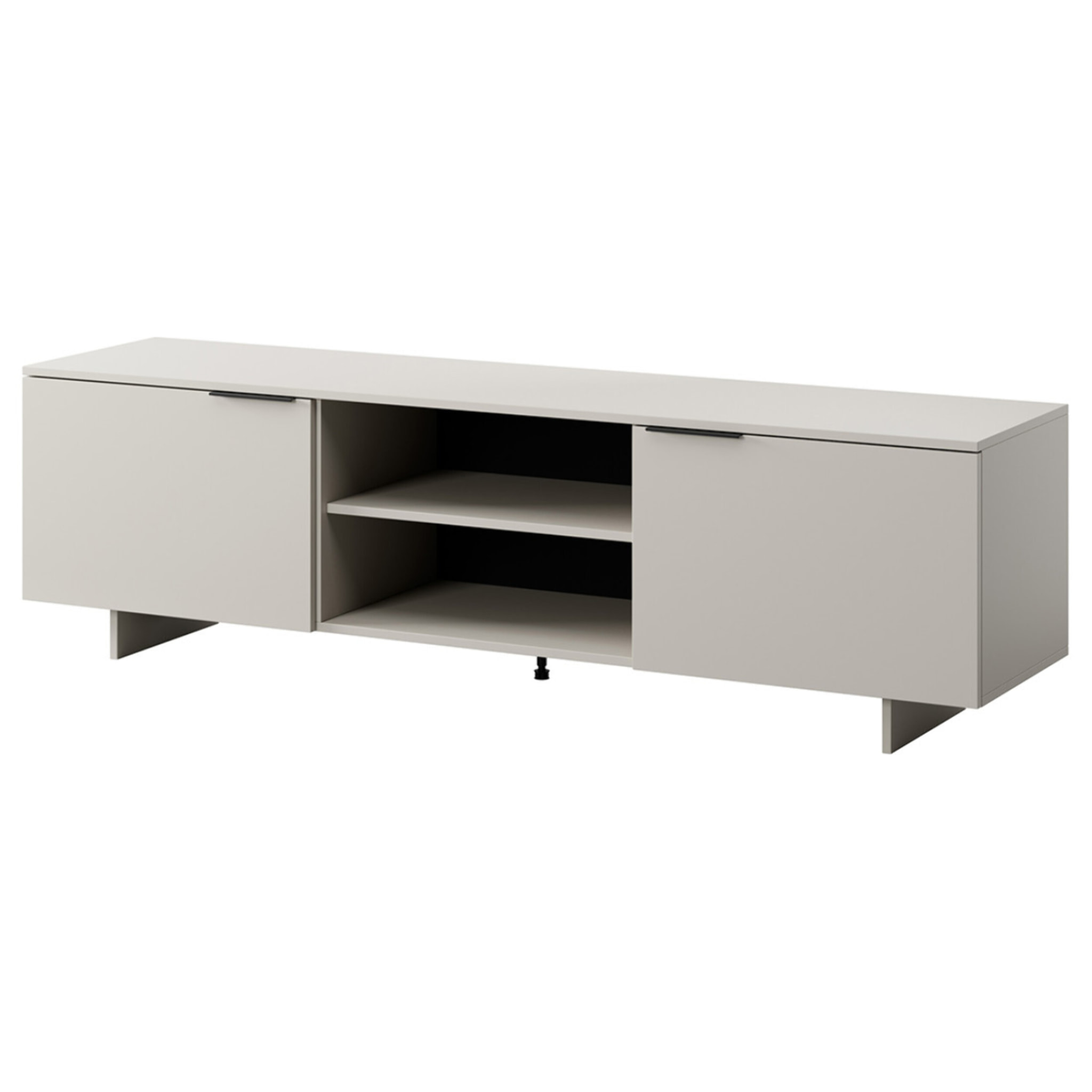 Canterbury - meuble tv - beige - 2 portes et 2 tiroirs - 180 cm - Beige