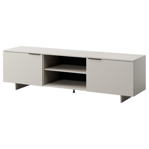 Canterbury - meuble tv - beige - 2 portes et 2 tiroirs - 180 cm - Beige