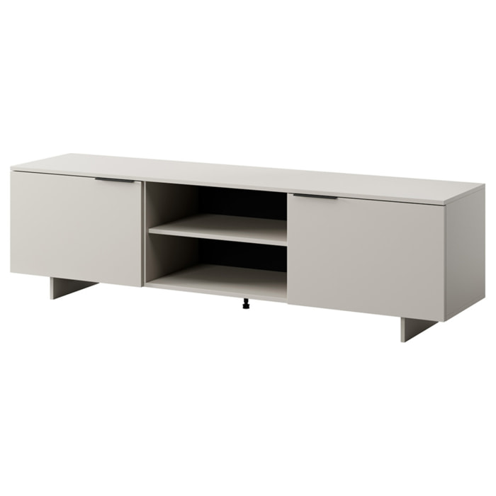 Canterbury - meuble tv - beige - 2 portes et 2 tiroirs - 180 cm - Beige