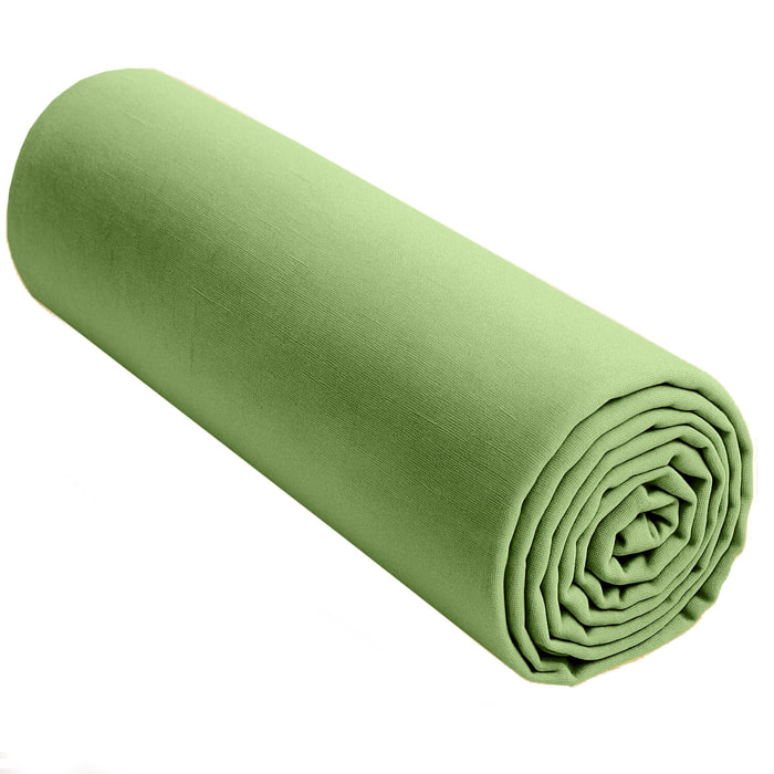 Drap Housse Bonnet:30cm 100% lin LavÉ 160g Kiwi