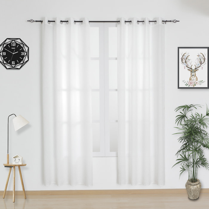 Tenda traslucida con stampa 140x260 cm.