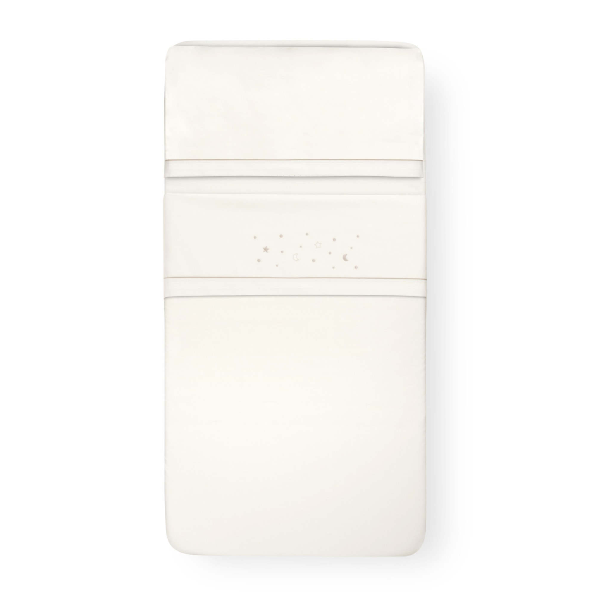 Juego de Sábanas para Cuna mod.Estrellas Luna con Broche Muselina