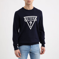 Pull Brody - logo - bleu marine