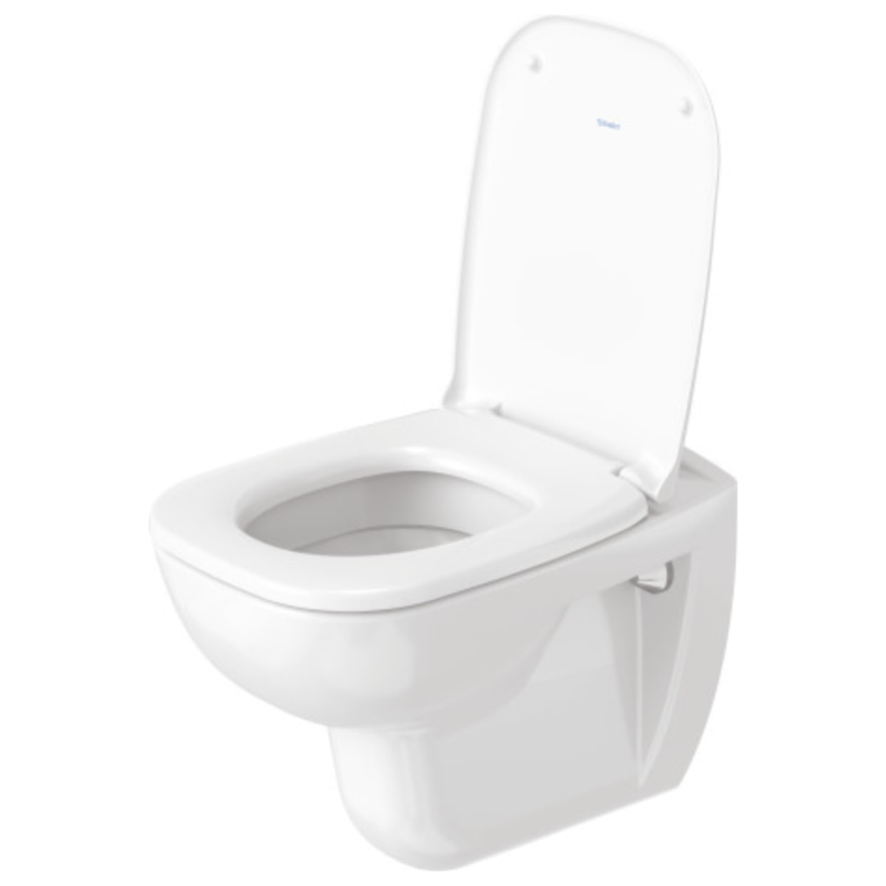 WC suspendu DURAVIT D-code avec abattant frein de chute inox