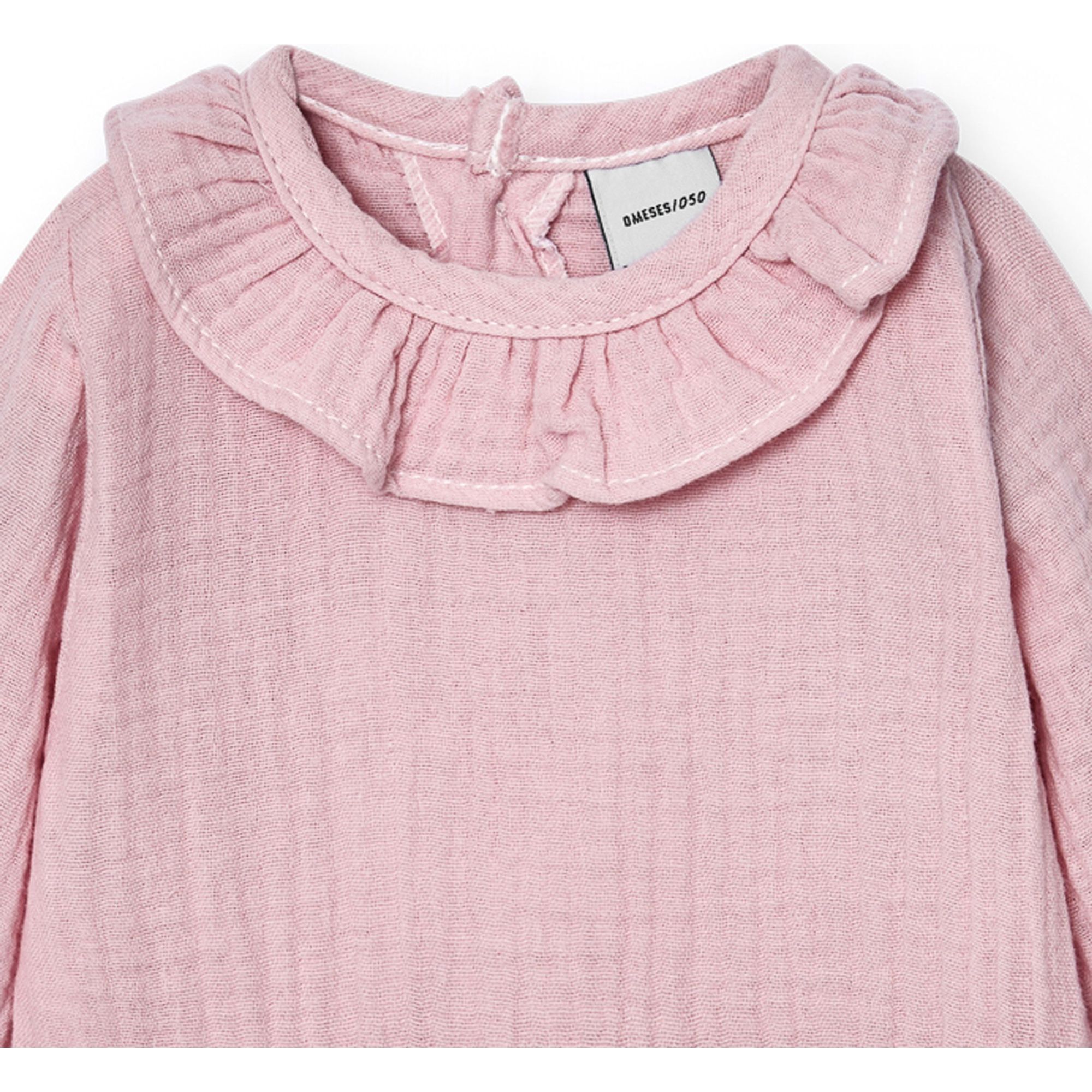 Body bebé manga larga cuello bambula