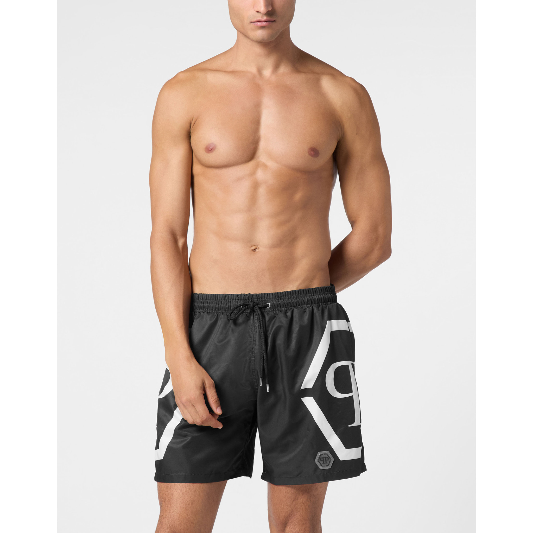 PHILIPP PLEIN Swim Trunks HEXAGON