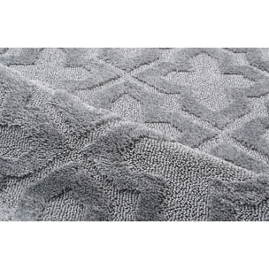 HARMONIE - Tapis motif géométrique gris