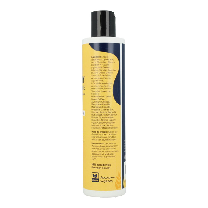 Champú con Proteínas Hidrolizadas Método Curly 250 ml Revitalizante, Reparador, Vegano y Natural - Champú Metodo Curly Para Pelo Sano y Brillante | Elaborado en España