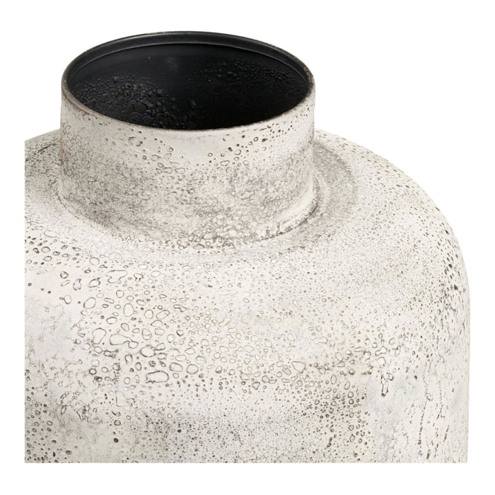 Vaso decorativo in metallo beige anticato Vikasa Home ø24x60,5 cm