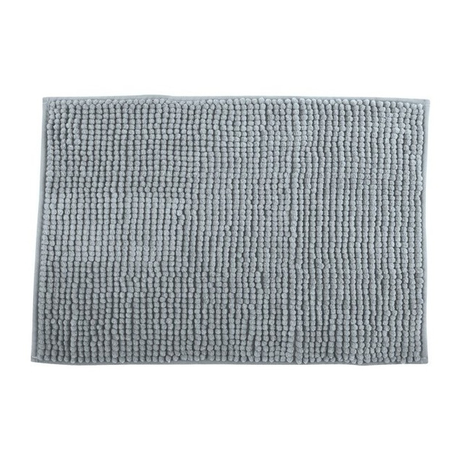 ALFOMBRA DE BAÑO CHENILLE 50X80 CM GRIS CLARO