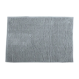 ALFOMBRA DE BAÑO CHENILLE 50X80 CM GRIS CLARO