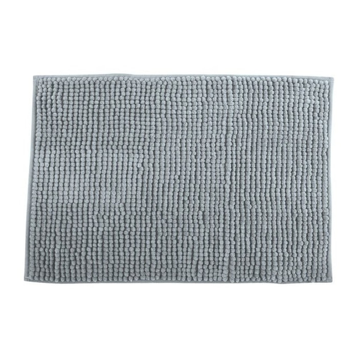 ALFOMBRA DE BAÑO CHENILLE 50X80 CM GRIS CLARO