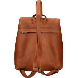 Zaino  da uomo In Vera pelle Made in Italy 27x30x12 cm