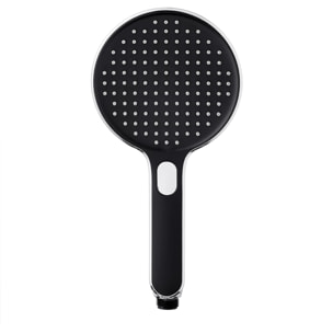 Pomme de douche SAT noir/chrome (SATBSRS33C)