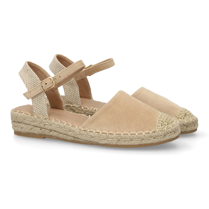 Alpargata mujer yute comoda cierre de hebilla