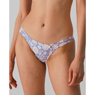 Braga de bikini brasileña con estampado floral