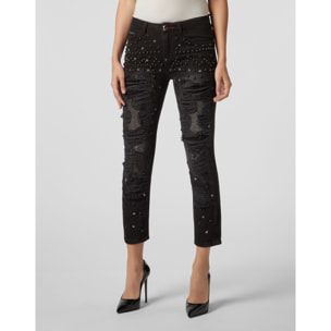 PHILIPP PLEIN Jeans Boyfriend Fit STARS