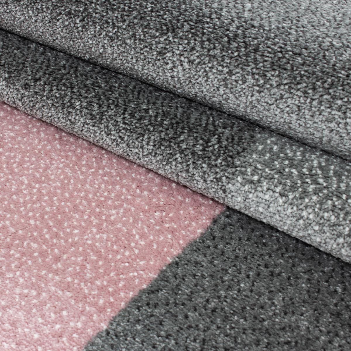 Tapis salon et chambre tissé motif géométrique HIME
