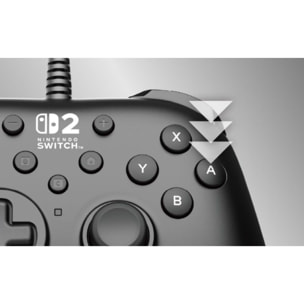 Manette HORI Horipad Turbo Noir Switch 2