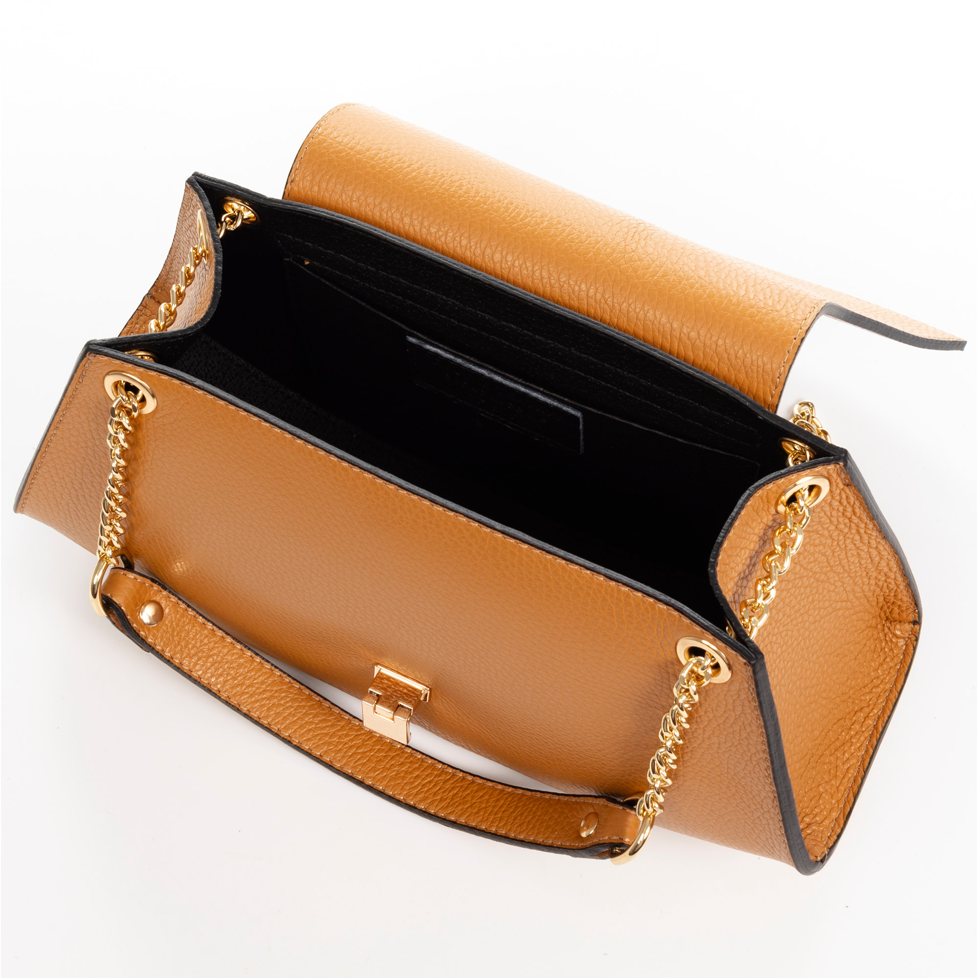 Borsa a tracolla da donna Arnesano. Vera pelle Dollaro.