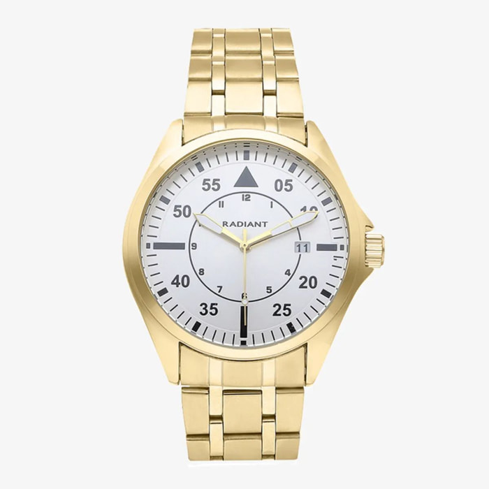 Reloj Radiant RA665202 Hombre Analogico Cuarzo con Correa de Acero inoxidable