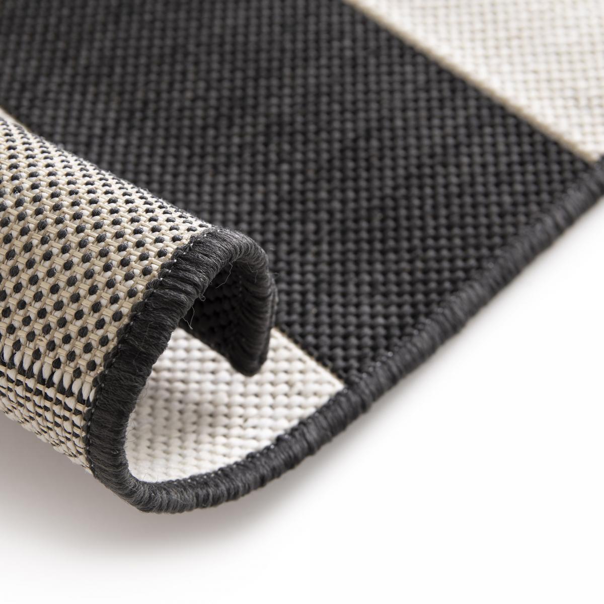 Tapis salon et chambre tissé motif faux uni ROTA