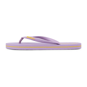 Infradito flip-flop donna con riga a contrasto e loghi
